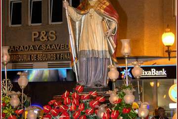 Imagen de San Gregorio Taumaturgo que se venera en Telde/FJS Fotografía e Ildefonso Rodríguez.